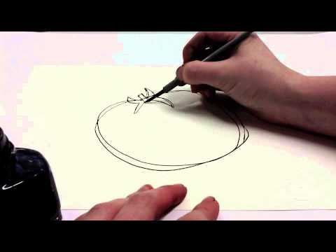 480x360 Drawing Using Dip Amp Ink Pen Amp Watercolour - Dip Pen Watercolor