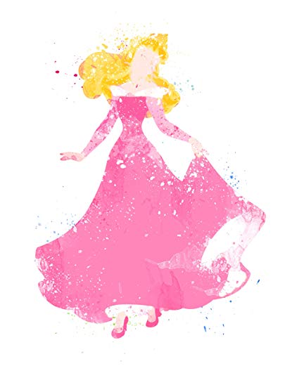 425x531 Aurora Sleeping Beauty Disney Princess Watercolor - Disney Princess Watercolor