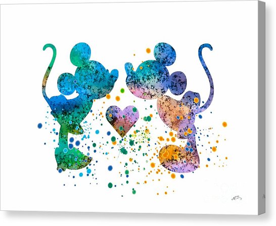 546x446 Disney Watercolor Canvas Prints Fine Art America - Disney Watercolor