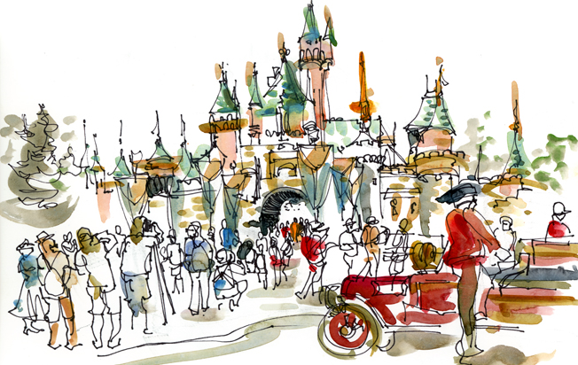 652x412 California Suhita Shirodkar - Disneyland Watercolor
