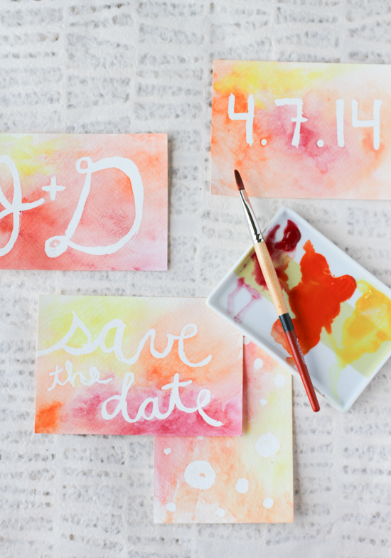 550x785 Make This Diy Watercolor Postcard Messages - Diy Watercolor