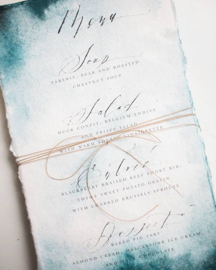 728x910 Diy Watercolor Wedding Invitations - Diy Watercolor Invitations