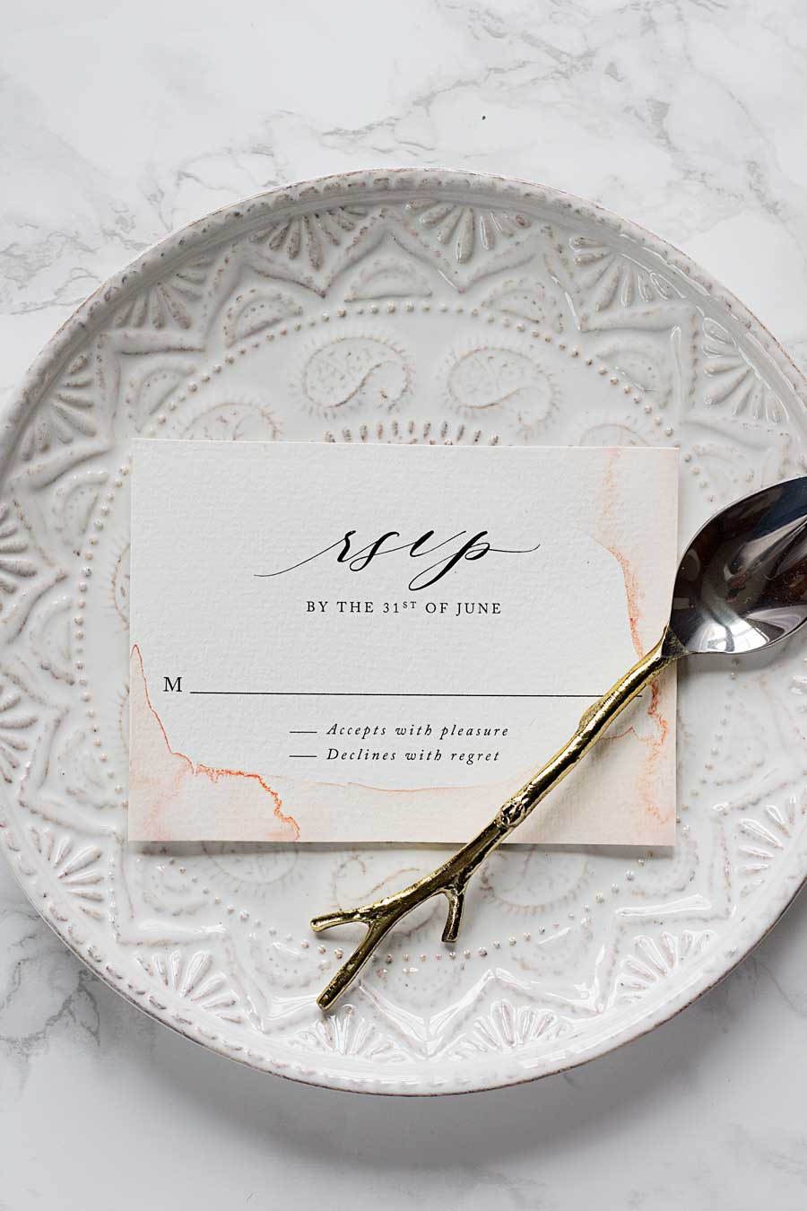 900x1350 Subtle Watercolor Wedding Invitations + How To Make Your Own - Diy Watercolor Wedding Invitations