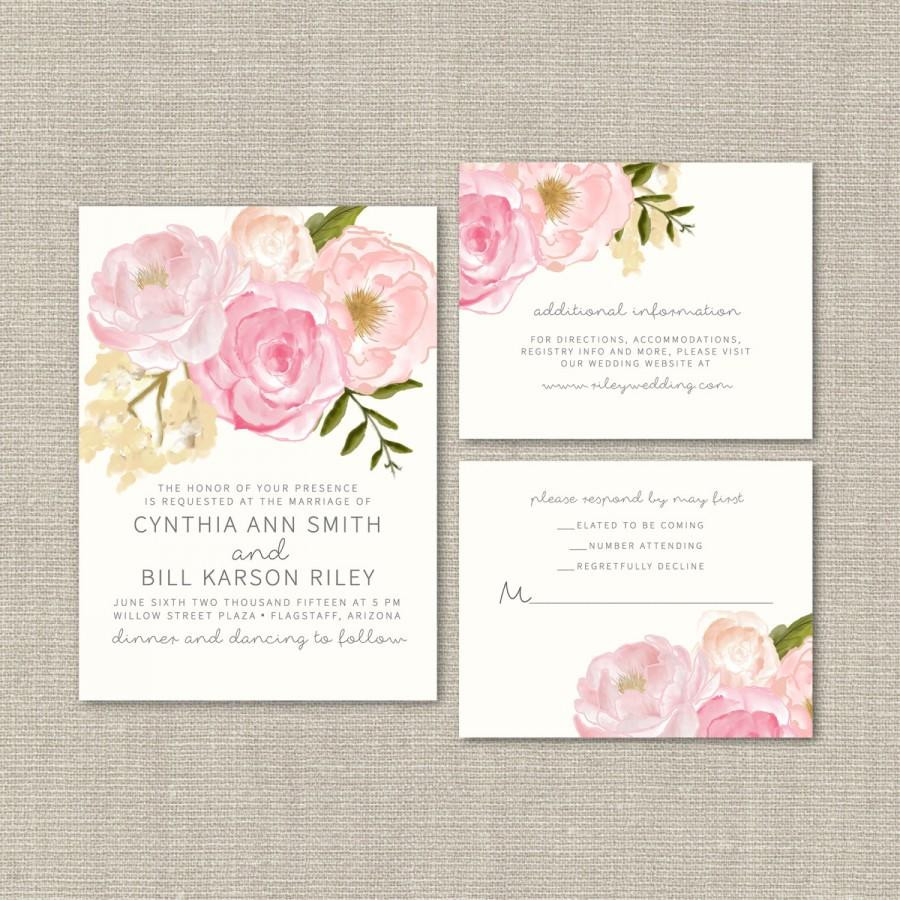 900x900 Watercolor Wedding Invitations Awesome Wedding Invitation Suite - Diy Watercolor Wedding Invitations