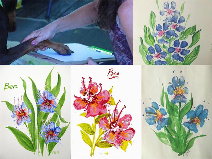 700x526 Home Craft How To Make Beautiful Dog Paw Art - Dog Paw Print Watercolor