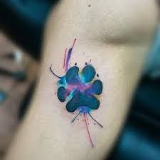225x225 Image Result For Tattoo Dog Paw Watercolor Tattoos - Dog Paw Watercolor