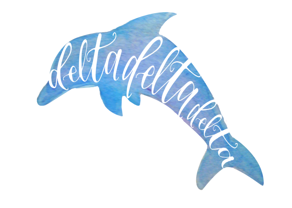 1000x714 Dolphin Watercolor Print Hayley Bush Calligraphy And Design - Dolphin Watercolor
