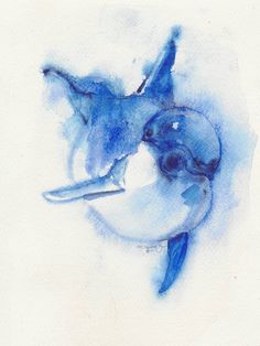 236x314 Watercolor Dolphins Dolphin Watercolor Demo - Dolphin Watercolor Painting