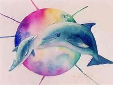 228x172 Watercolor Dolphin Tattoos - Dolphin Watercolor Tattoo