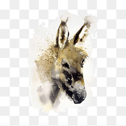 260x261 Watercolor Donkey Png, Vectors, Psd, And Clipart For Free Download - Donkey Watercolor