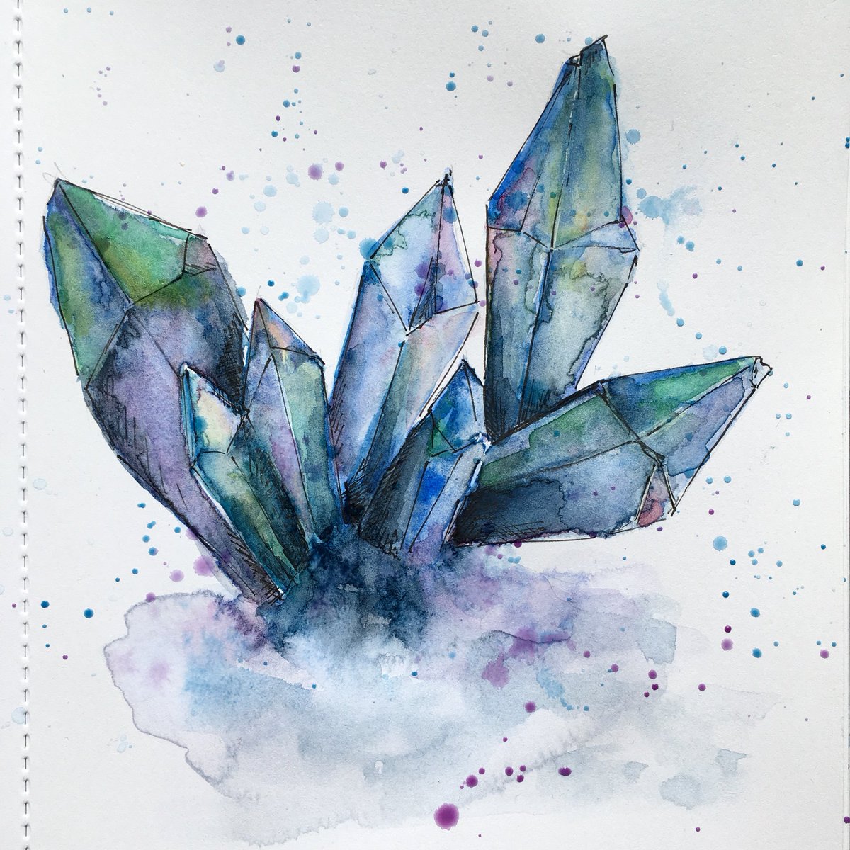 1200x1200 Kateplumart On Twitter 1632018 - Doodle Watercolor