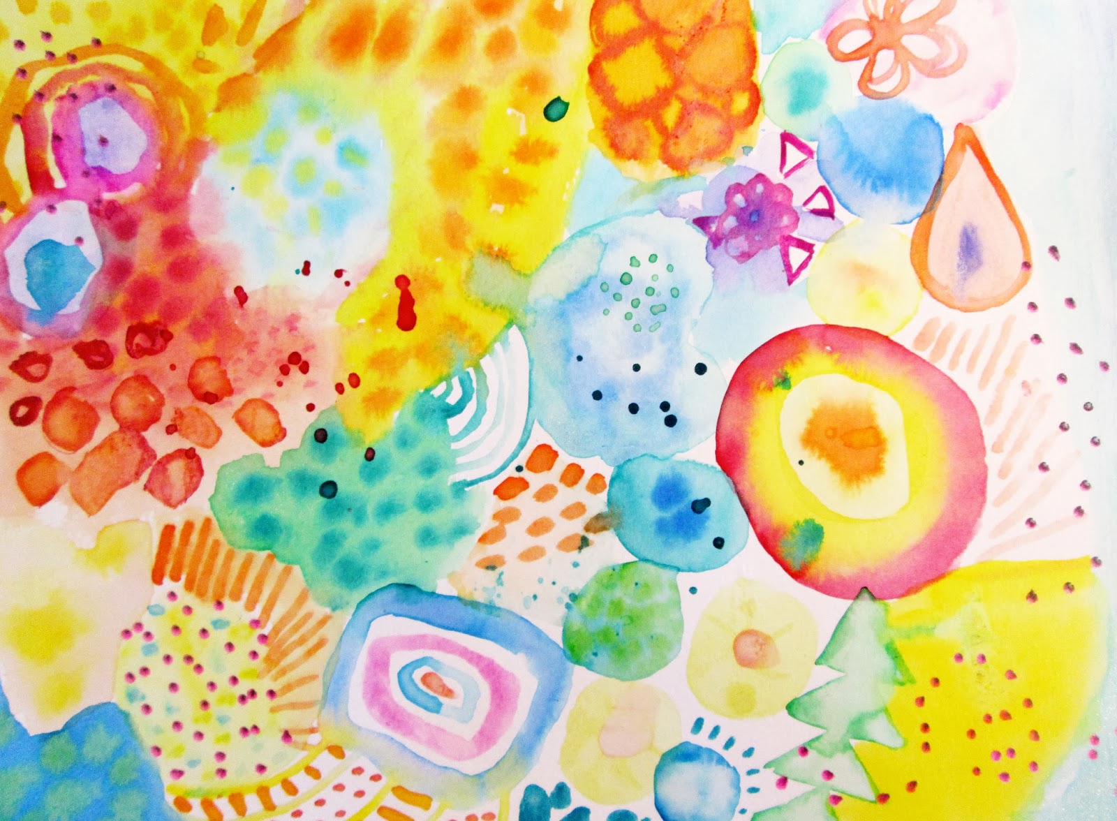 1600x1176 Doodling With Watercolor - Doodle Watercolor