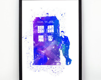 340x270 Dr Who Watercolor Etsy - Dr Who Watercolor