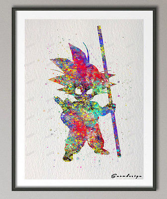 336x400 Capsule Corp Studios Collection On Ebay! - Dragon Ball Z Watercolor