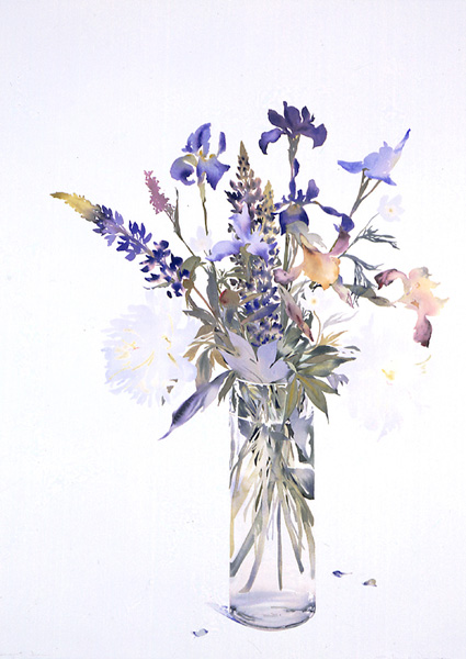 425x600 How To Draw Flowers - Drawing Watercolor Flowers