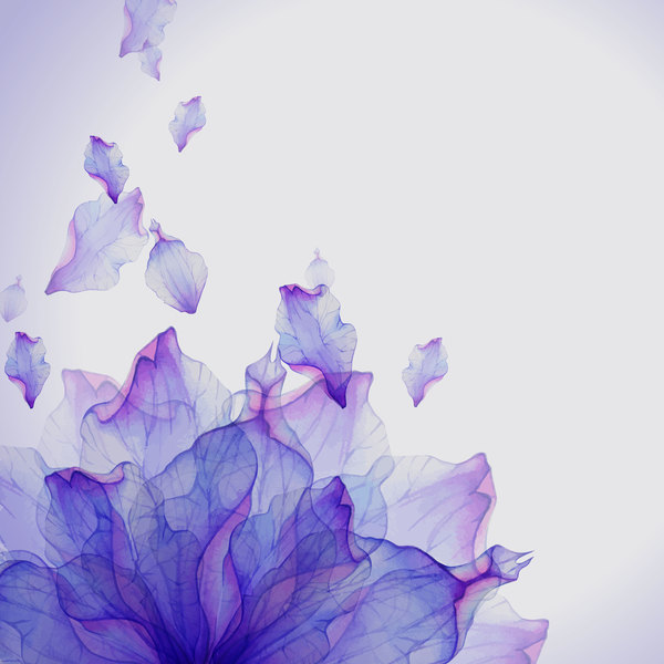 600x600 Watercolor Flower Petal Dream Vector 06 Free Download - Dream Watercolor