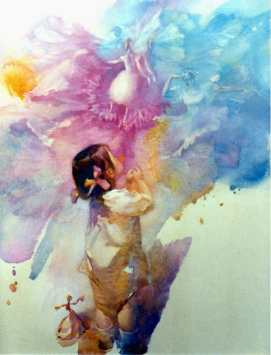 385x504 Dream, Watercolor 24x18 Direnhe - Dream Watercolor