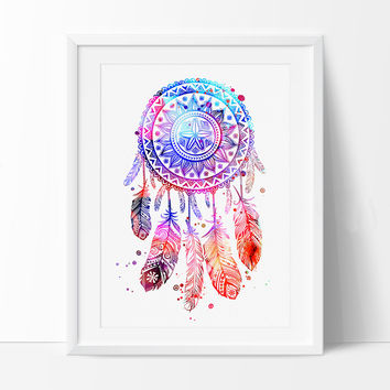 354x354 Shop Dream Catcher Poster On Wanelo - Dreamcatcher Watercolor Painting