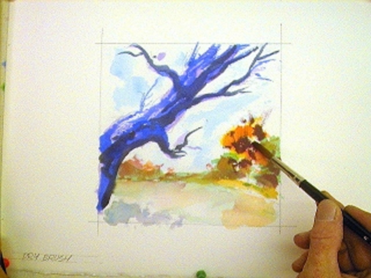 1280x960 Dry Brush Watercolor Technique, Step By Step With Pics - Dry Brush Watercolor