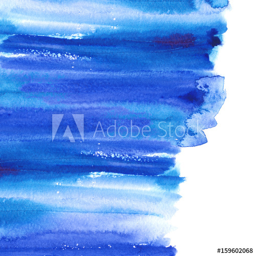 500x500 Navy Blue, Indigo Watercolor Texture Background With Dry Brush - Dry Brush Watercolor Painting