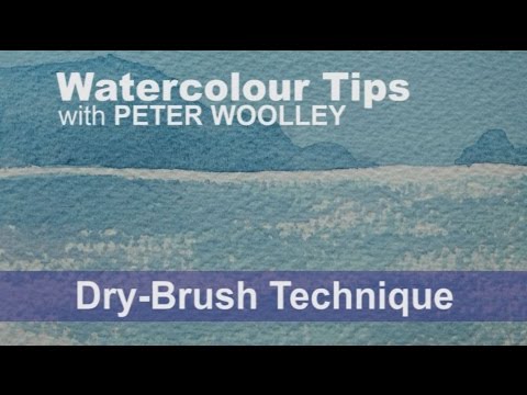 480x360 Watercolour Tip From Peter Woolley Dry Brush Technique - Dry Brush Watercolor Painting