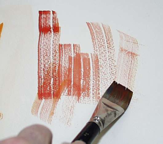 530x468 Art Lesson Rugs From Poochie Myers - Dry Brush Watercolor Painting