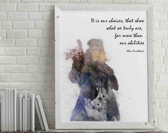 340x270 Choice Dumbledore Etsy - Dumbledore Watercolor