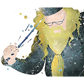 350x350 8x10 P01 Dumbledore Harry Potter Inspired Watercolor - Dumbledore Watercolor