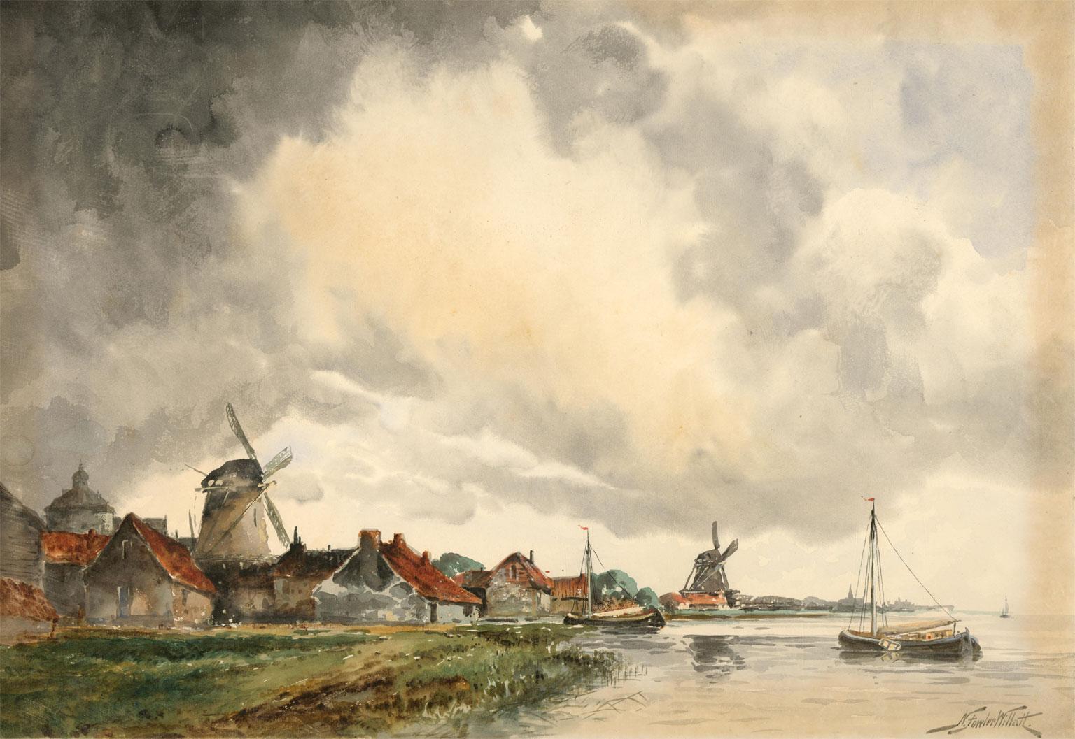 1536x1057 Norris Fowler Willatt - Dutch Watercolor