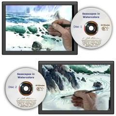 240x240 Seascapes In Watercolor 1 And 2 Dvd E. John Robinson Official Site - Dvd Watercolor