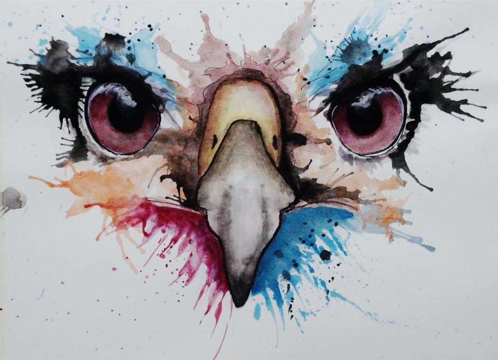 1024x742 Eagle - Eagle Watercolor