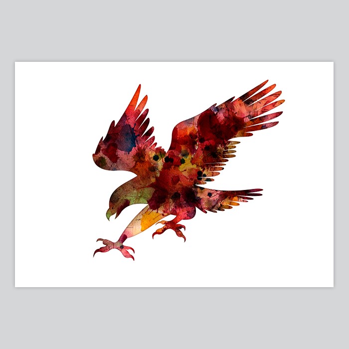 700x700 Watercolor Print Eagle - Eagle Watercolor