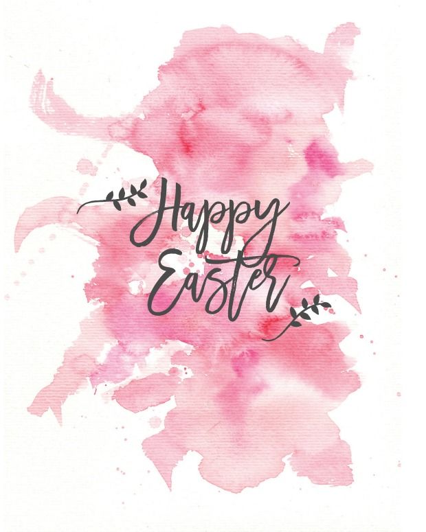 620x775 Watercolor Artwork For Spring And Easter Printables - Easter Watercolor