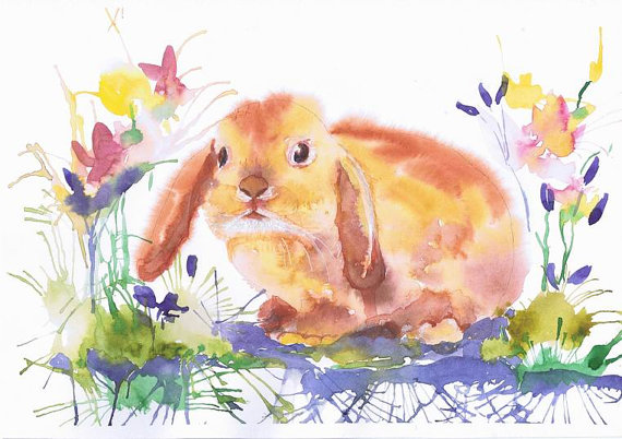 570x402 Easter Watercolor Paintings - Easter Watercolor