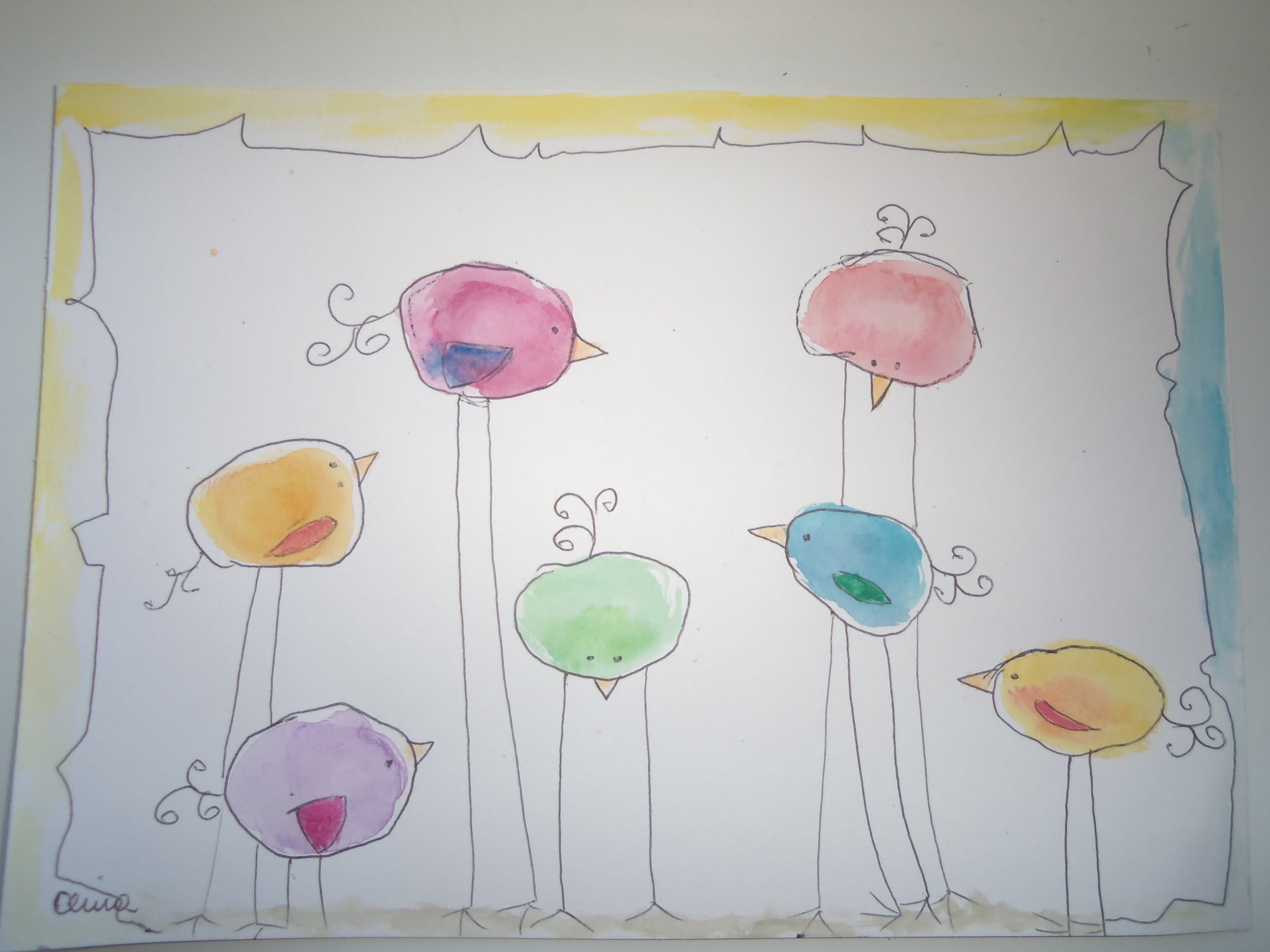 3000x2250 Alina Burinskaite Funny And Easy Painting - Easter Watercolor Paintings