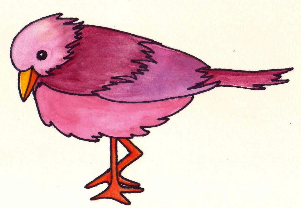 1203x833 Easy Watercolor Paintings Of Birds How To Paint Watercolor Bird - Easy Watercolor Birds