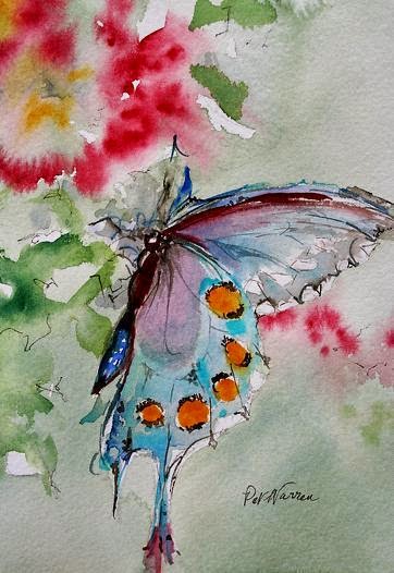 362x526 Learn The Basic Watercolor Painting Techniques For Beginners - Easy Watercolor Paintings Of Butterflies