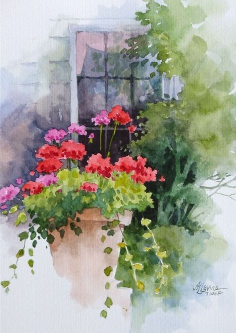 474x669 Easy Watercolor Painting Ideas For Beginners - Easy Watercolor Paintings Of Flowers