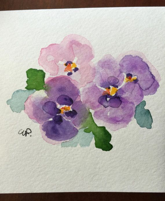570x694 Image Result For Easy Watercolor Paintings Of Flowers Water - Easy Watercolor Paintings Of Flowers
