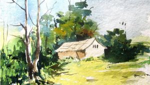 Easy Watercolor Paintings Of Spring Landscapes at PaintingValley.com ...