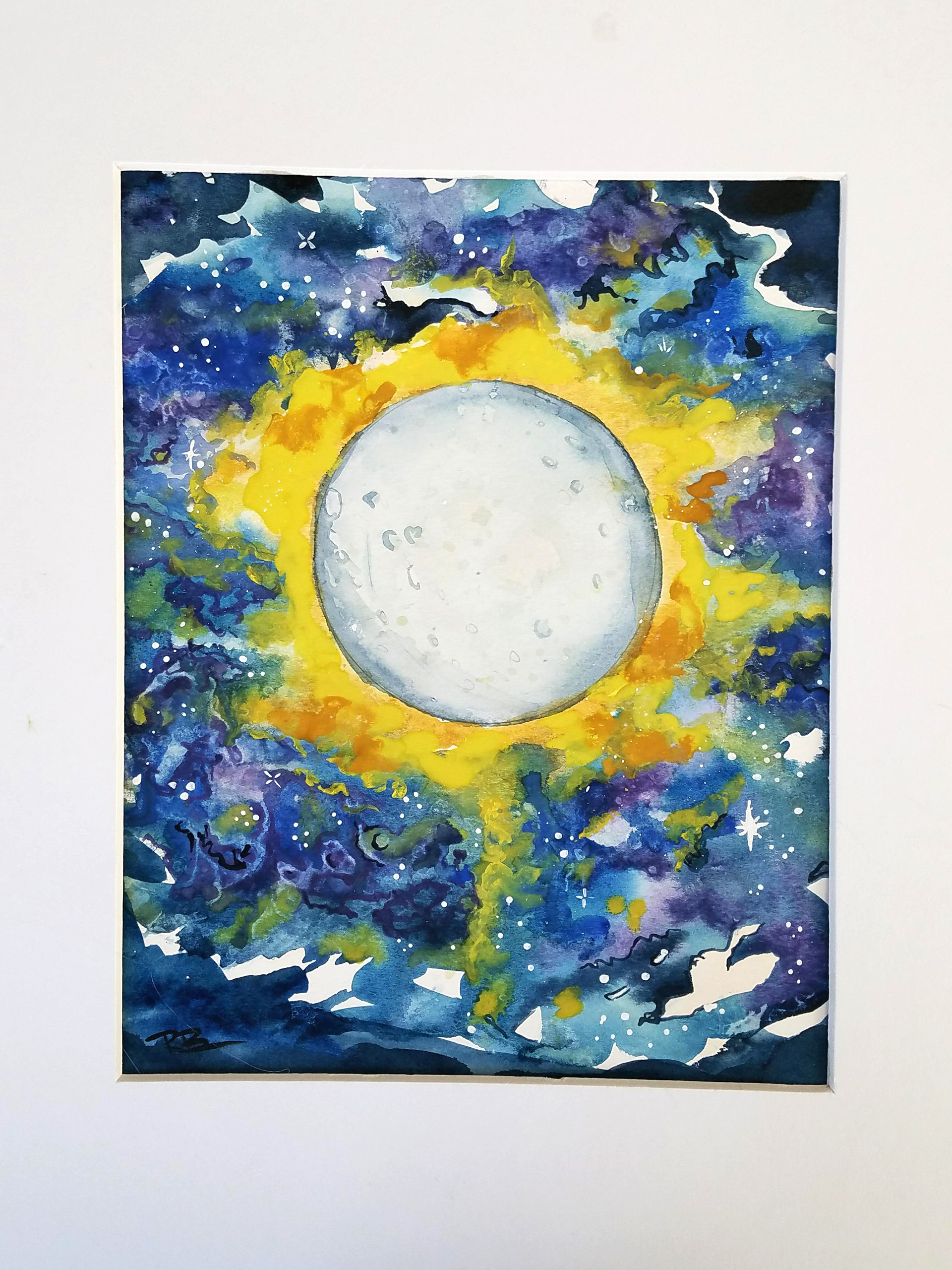 1920x2560 Rick Bravoco - Eclipse Watercolor