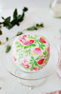 236x362 Boho Birch Cake Tutorial Decorate Cookies - Edible Watercolor Paint