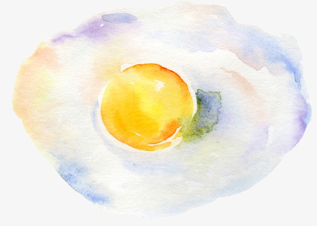 650x463 Poached Eggs, Watercolor, Egg Png Image And Clipart For Free Download - Egg Watercolor