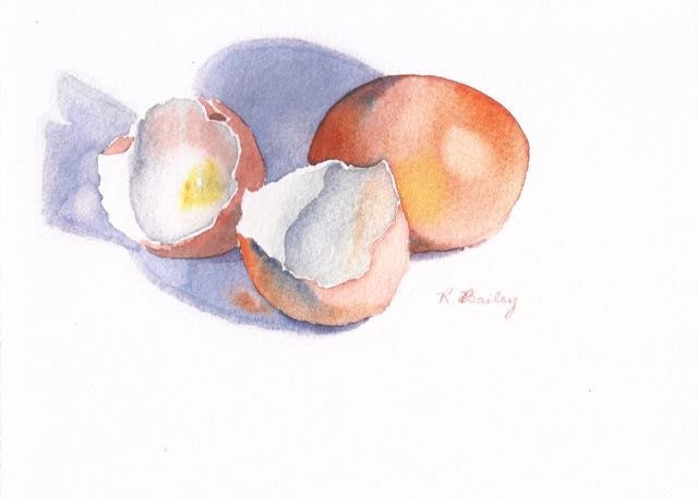 640x458 Eggs Ruth Bailey, Artist - Egg Watercolor