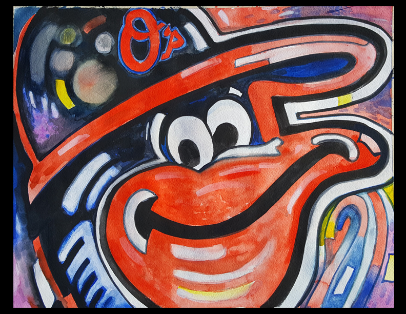 792x612 Orioles Watercolor Painting Event Johnnycake Elementary - Elementary Watercolor