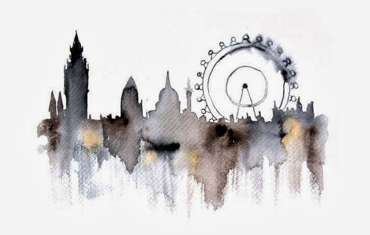 720x458 Watercolor Cityscape Illustrations By Elena Romanova 79 Ideas - Elena Romanova Watercolor
