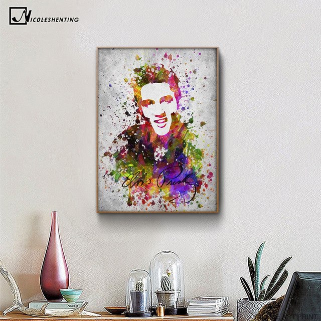 640x640 The Hillbilly Cat - Elvis Watercolor