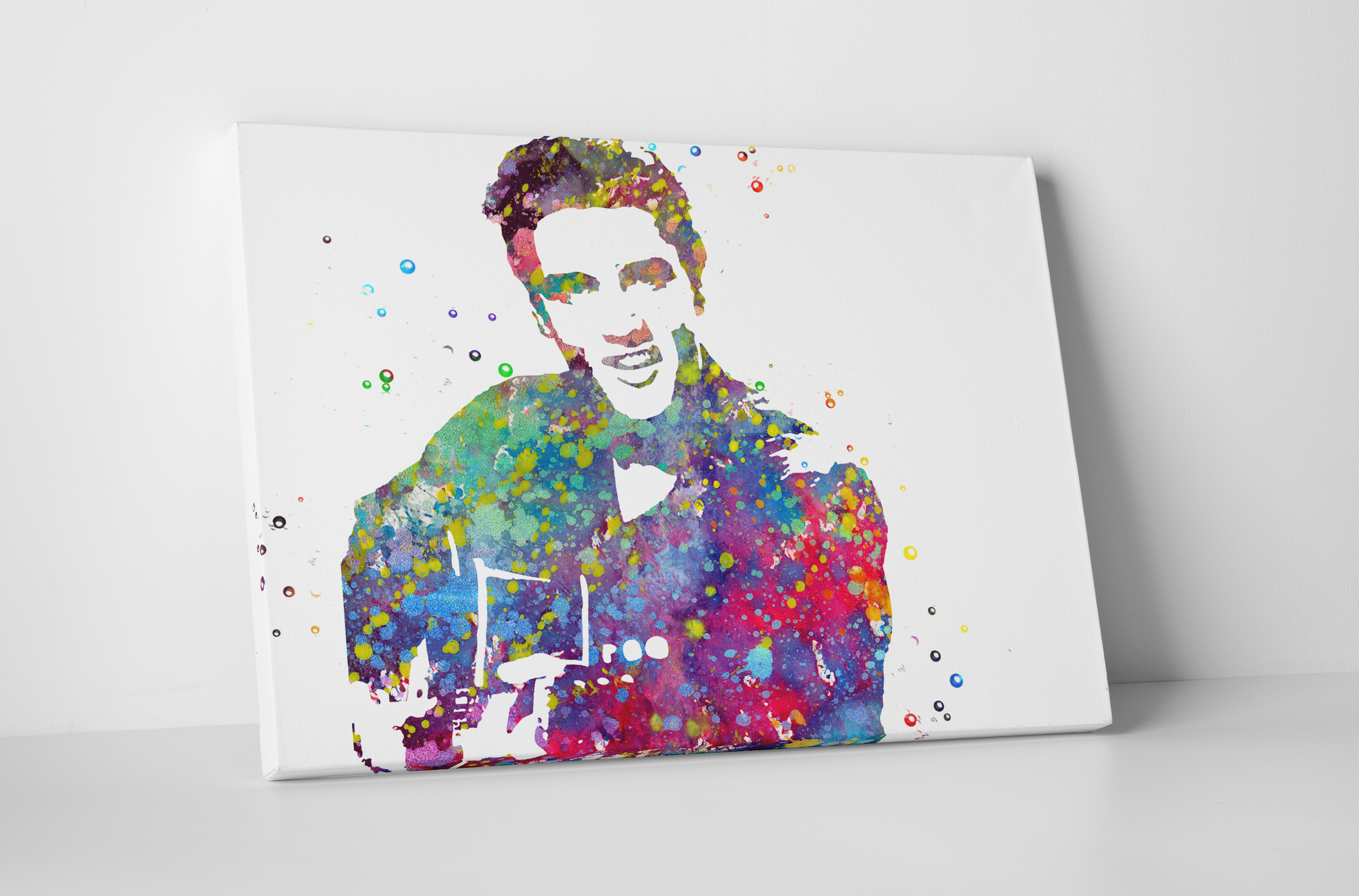 2750x1813 Elvis Presley Watercolor Canvas Printcreations - Elvis Watercolor