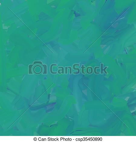 450x470 Watercolor Painted Background In Emerald Green And Blue. - Emerald Green Watercolor