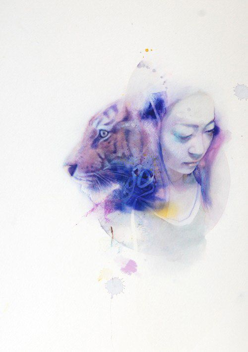 500x708 Emotional Transparent Watercolor Paintings By Yukino Fukumoto - Emotional Watercolor